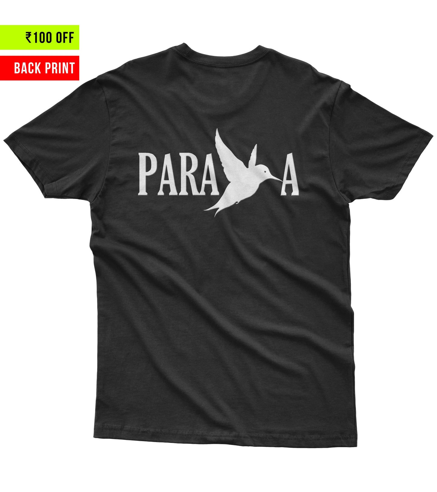 Parava - Pure Black Unisex Tshirt