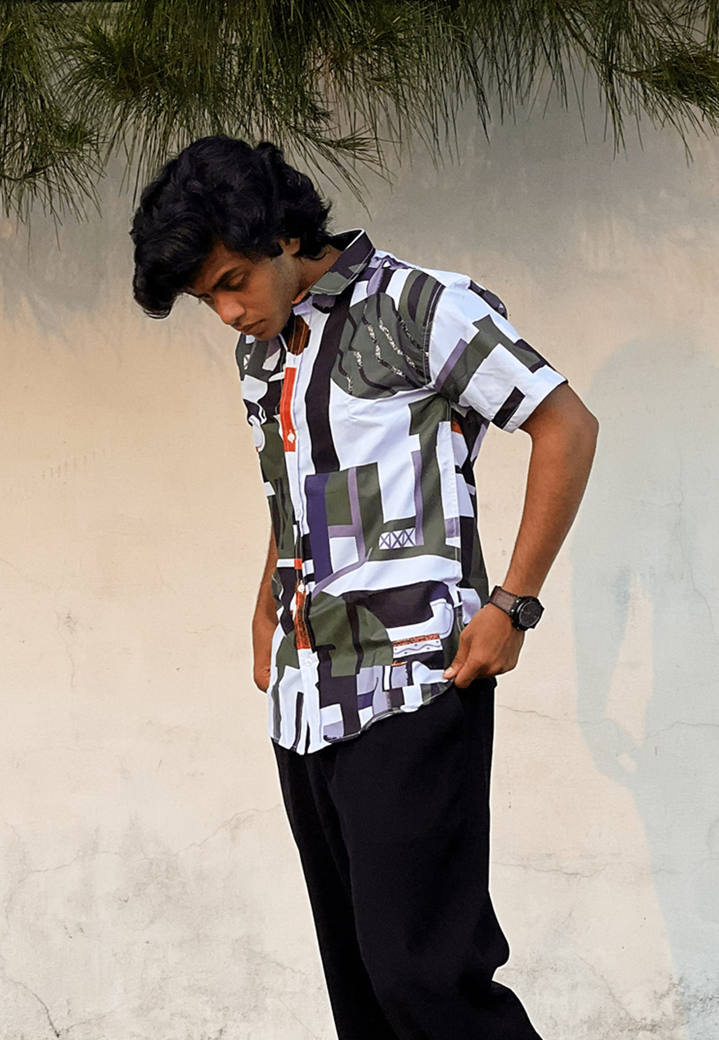 Color Block Designed - Unisex Printed Shirts