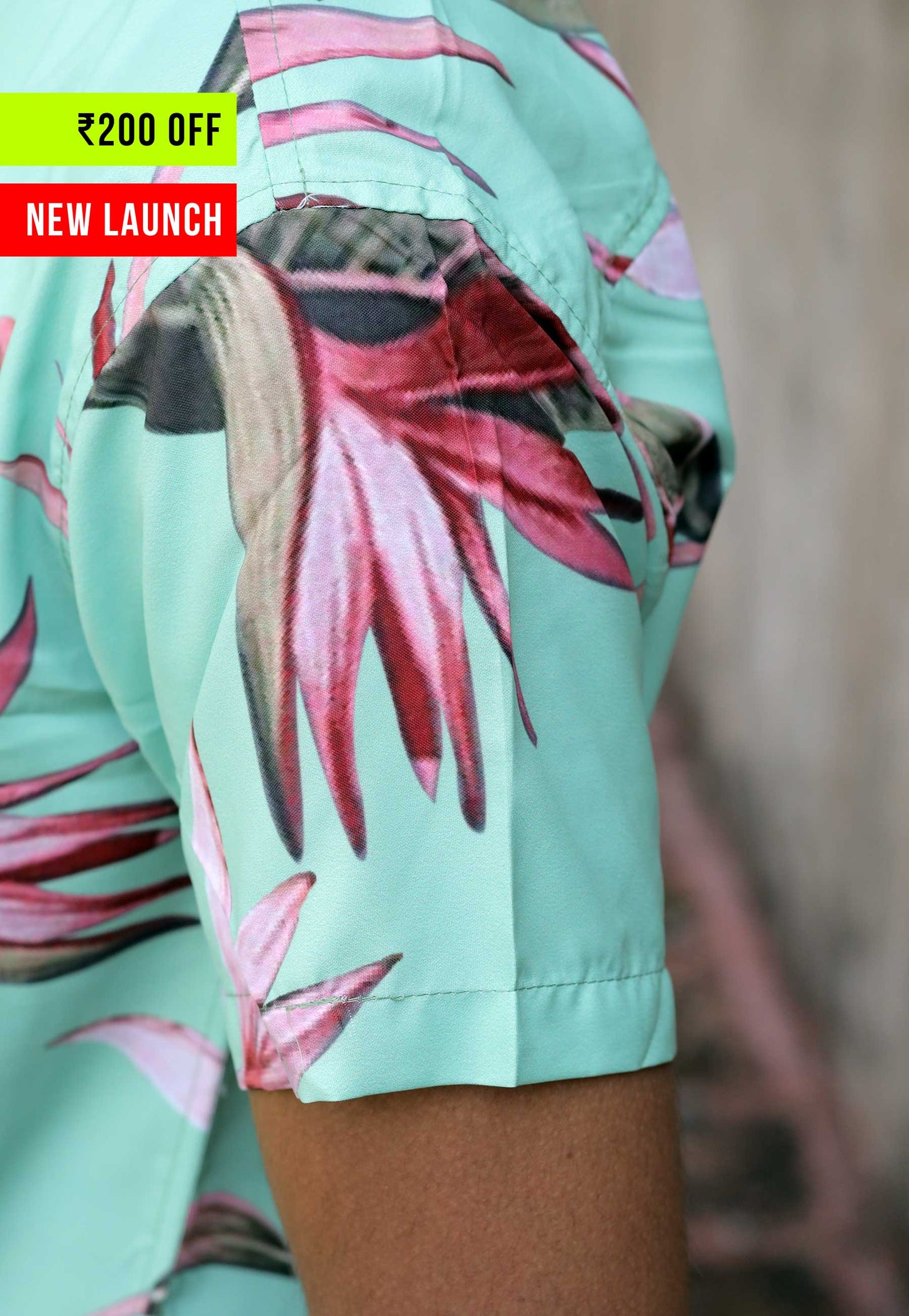 Floral Pattern Designed - Unisex Printed Shirts
