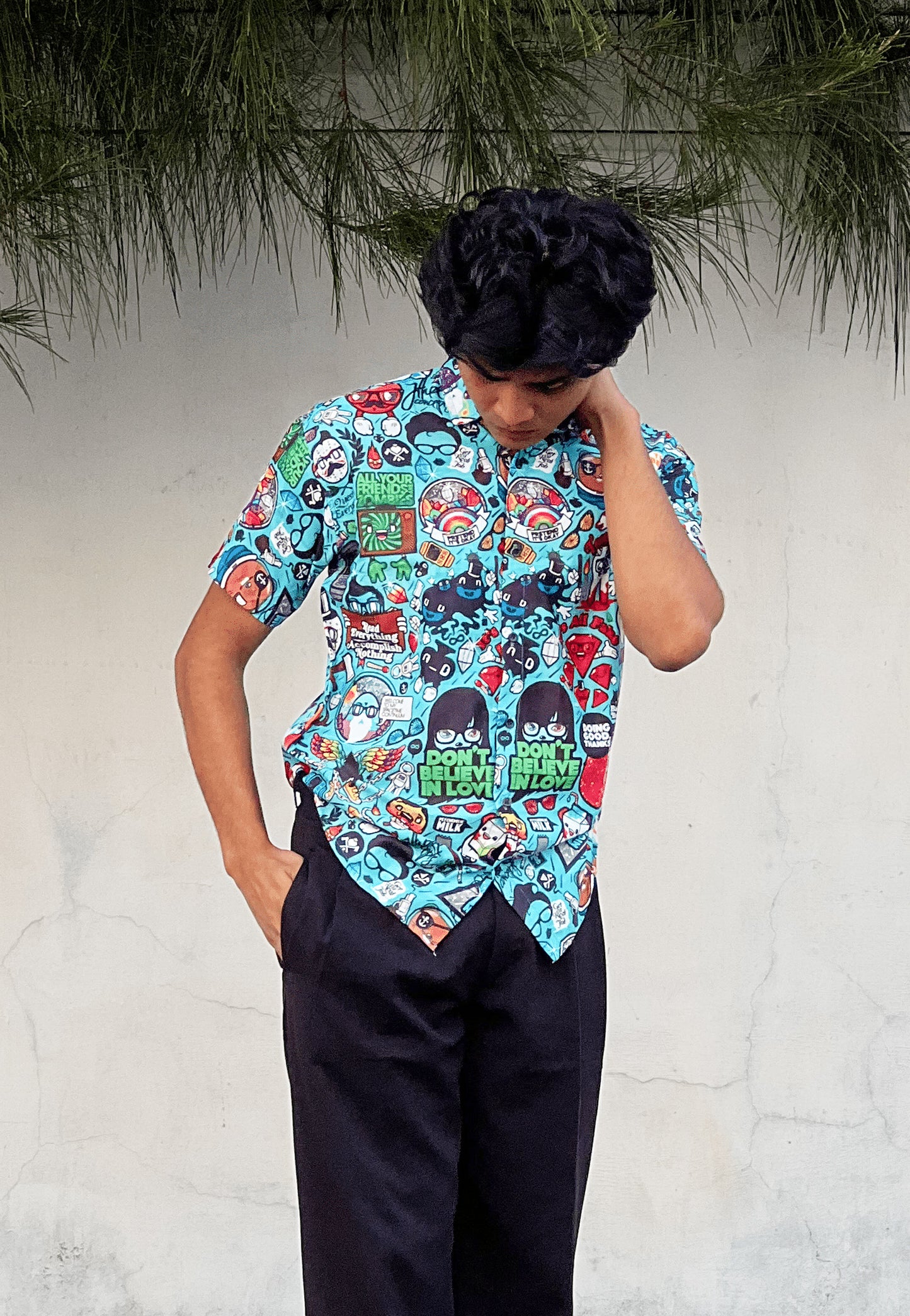 Fashion Graffiti Designed - Unisex Printed Shirts