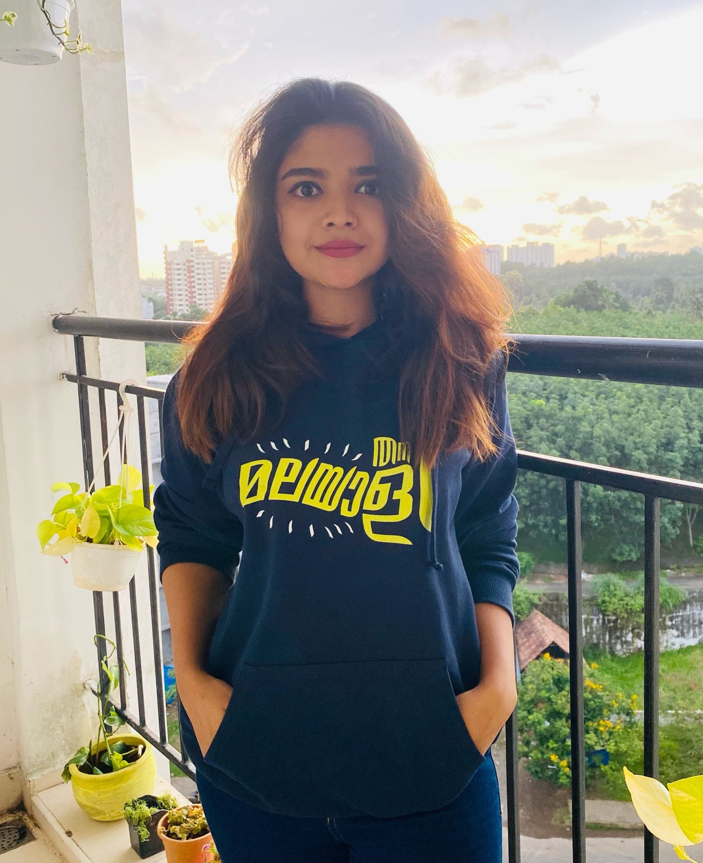 Thani Malayali - Navy Blue Unisex Hoodie