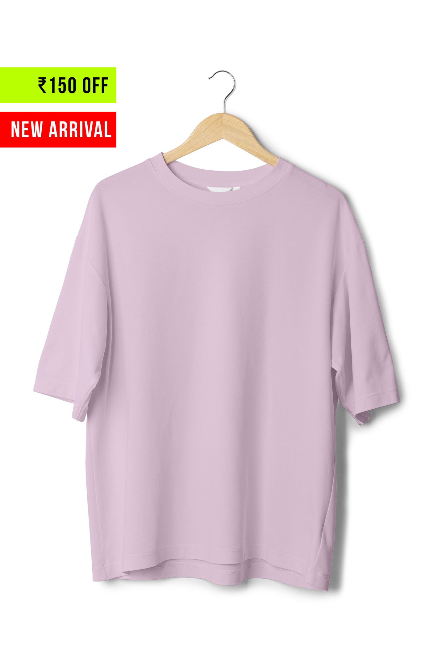 Plain Baby Pink - Unisex Oversized T-Shirt