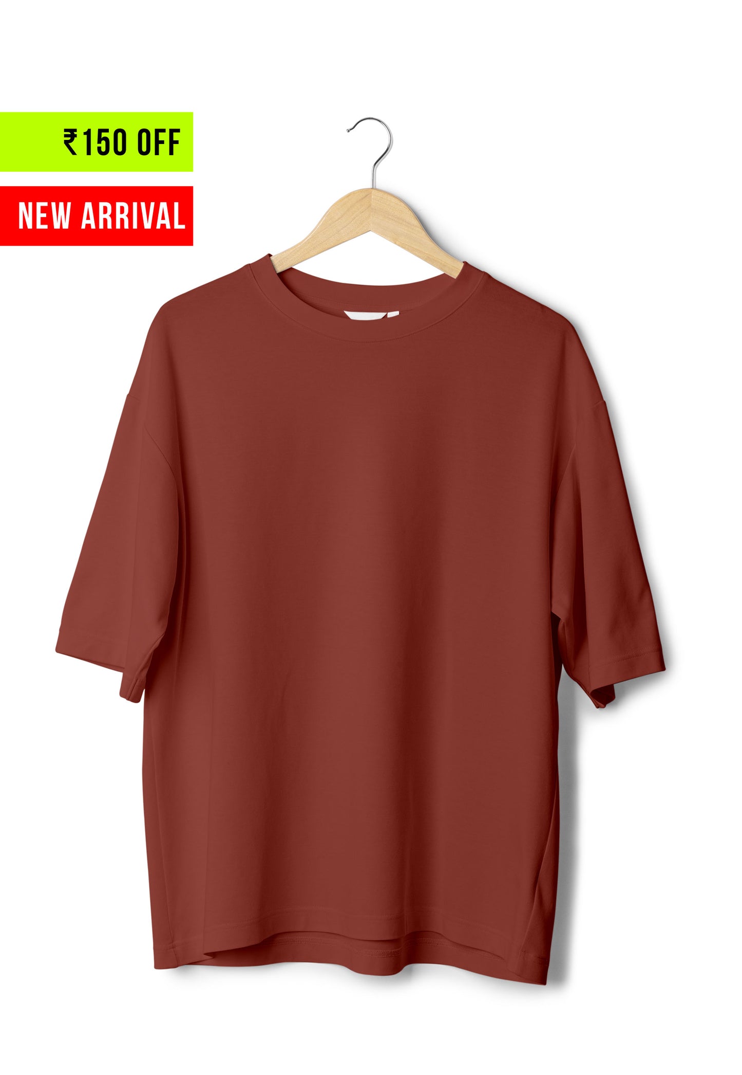 Plain Coral - Unisex Oversized T-Shirt