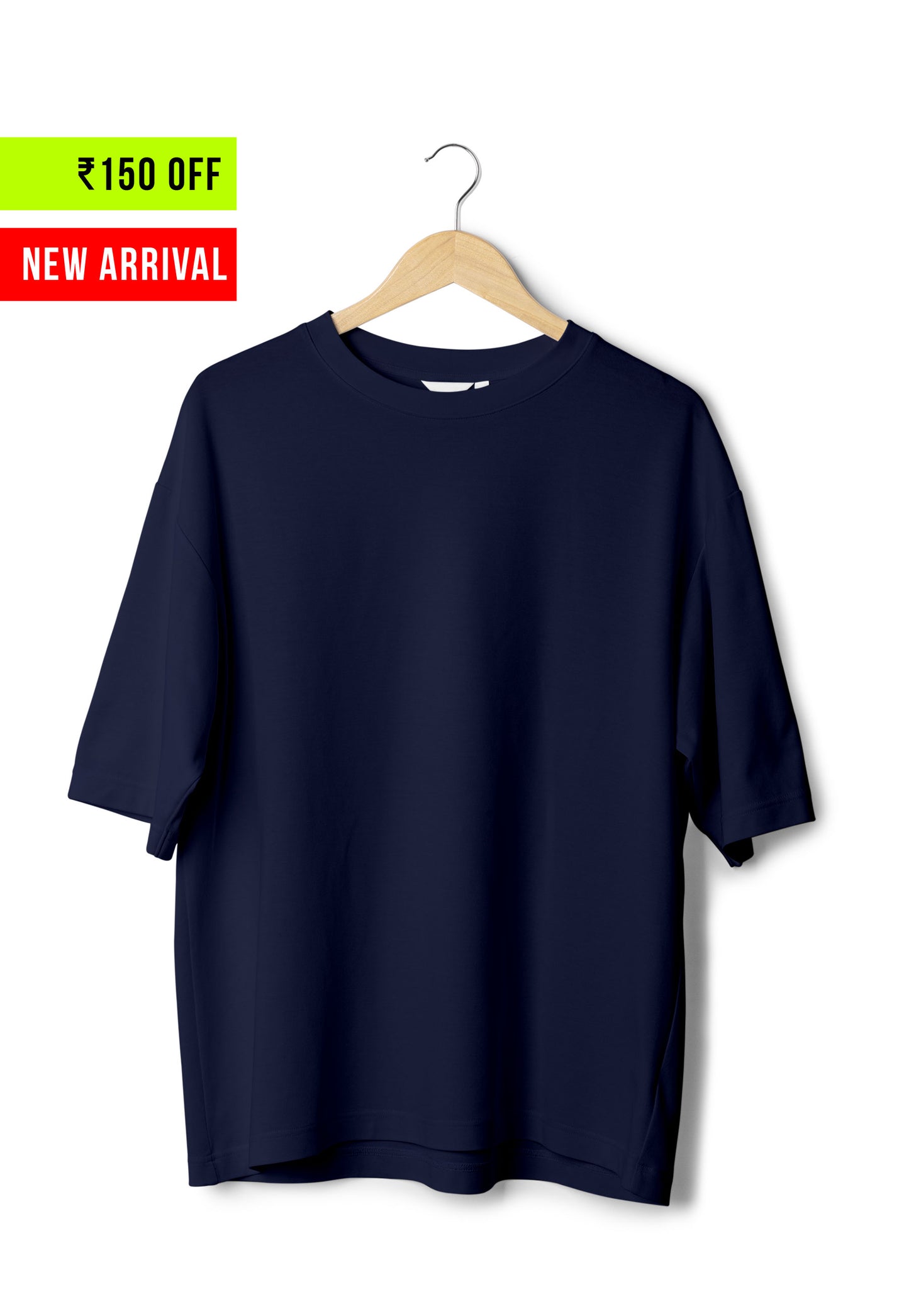 Plain Navy Blue - Unisex Oversized T-Shirt