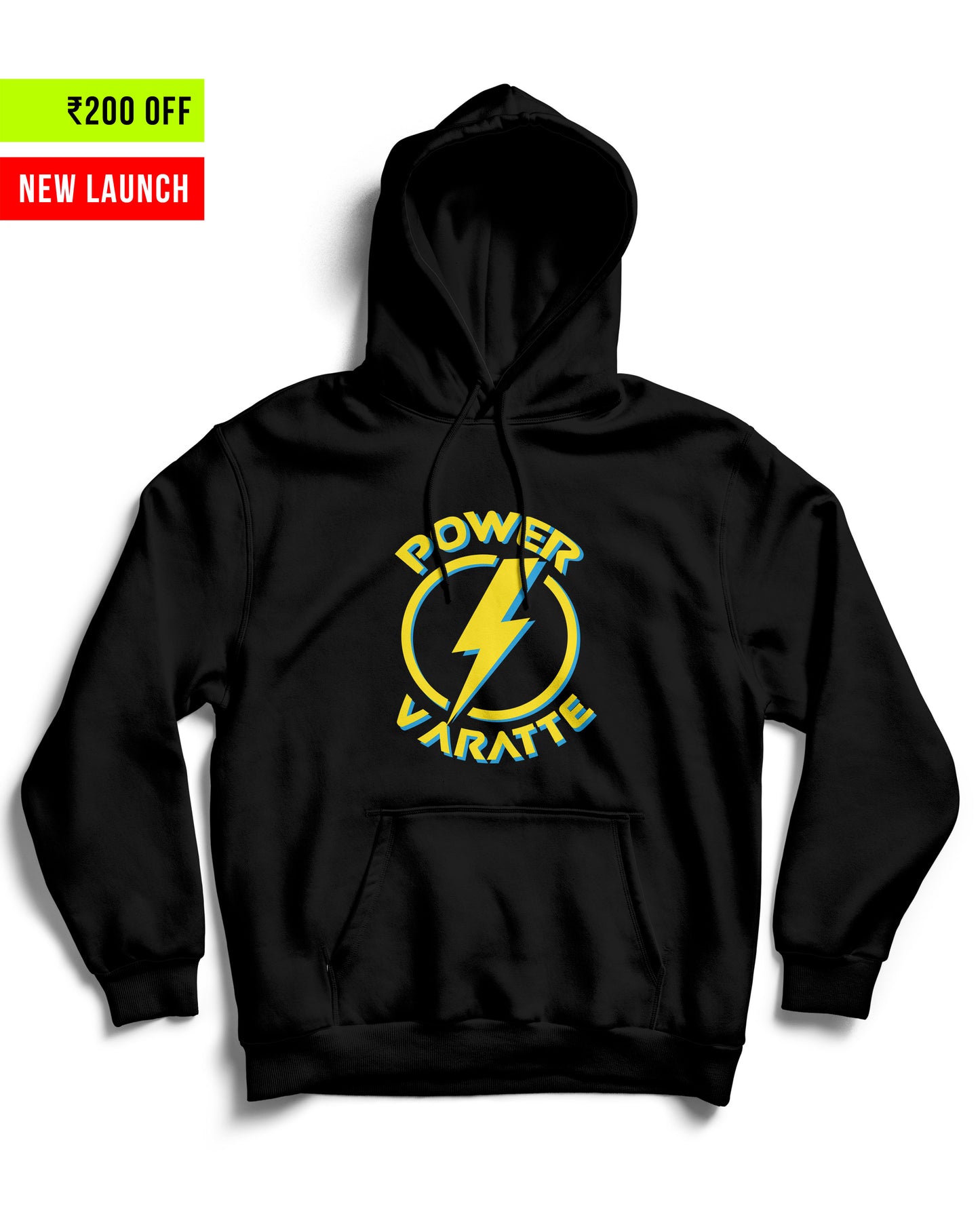 Power Varatte - Black Unisex Hoodie