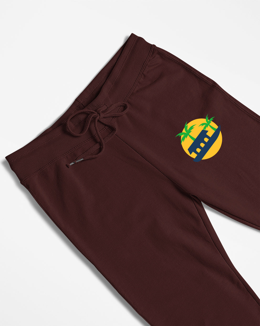 Scenery - Maroon Unisex Joggers