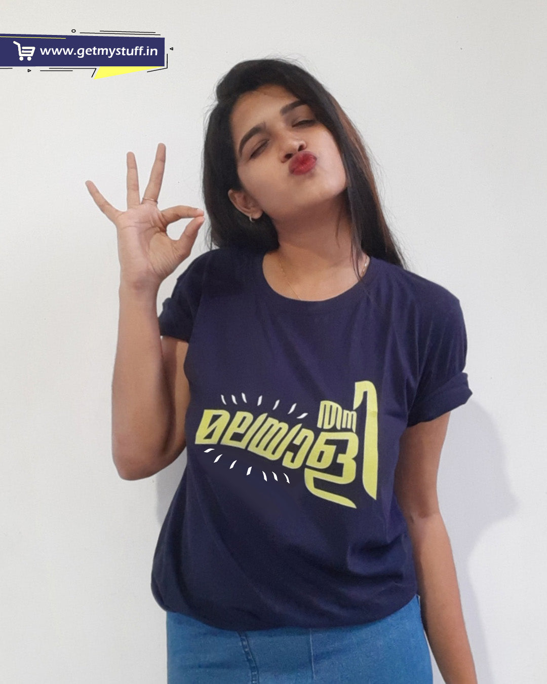 Thani Malayali - Navy Blue Unisex Tshirt