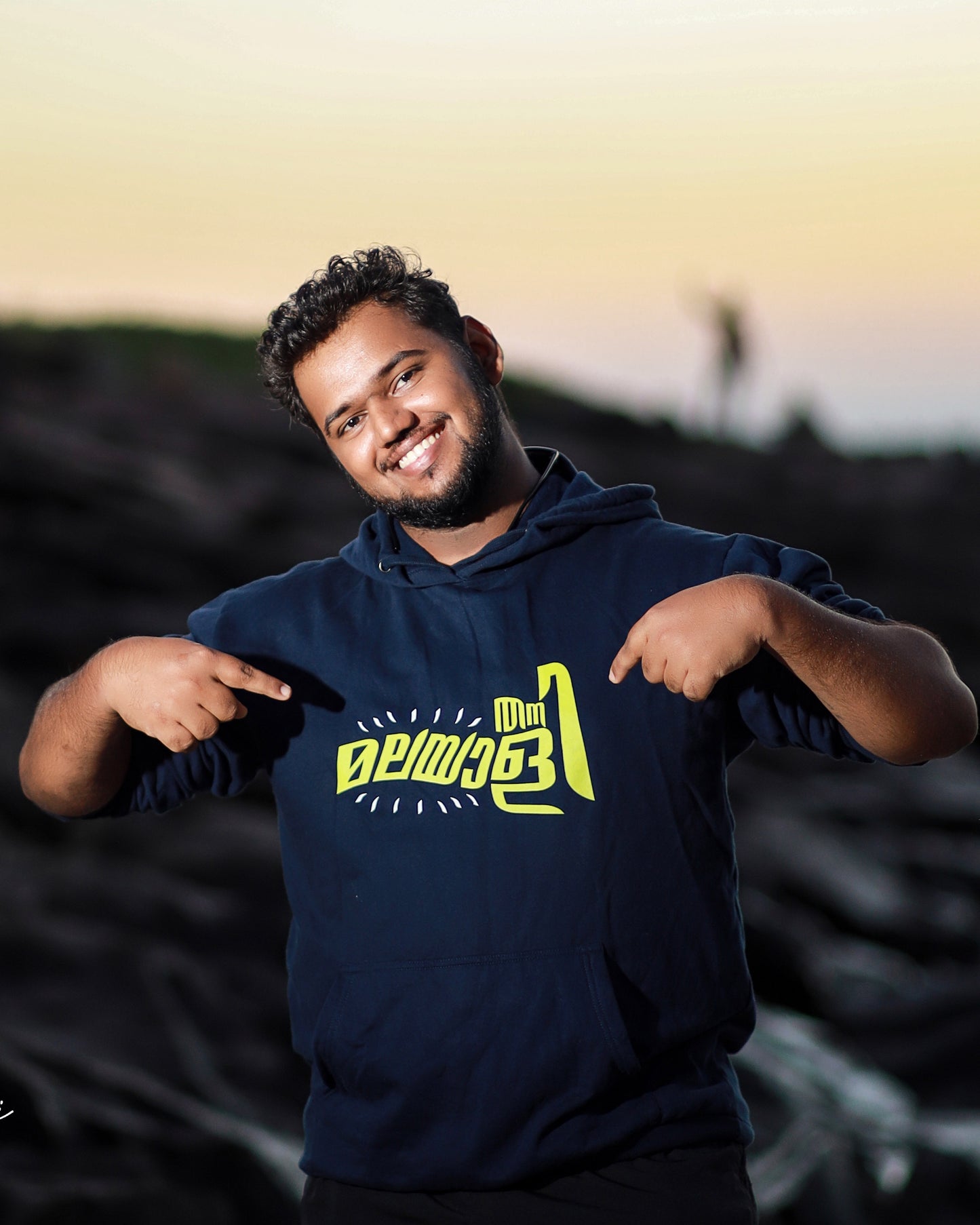 Thani Malayali - Navy Blue Unisex Hoodie