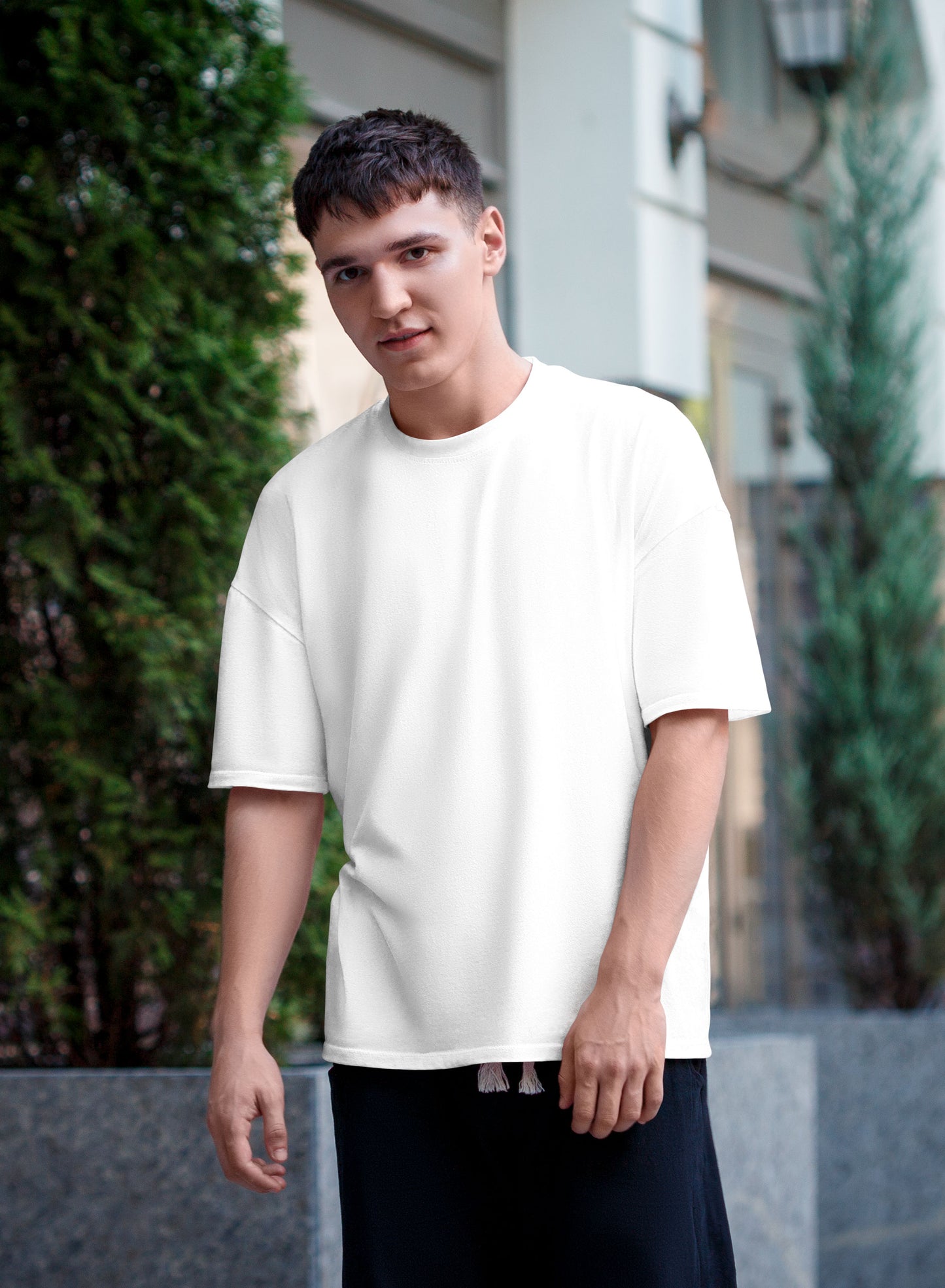 Plain White - Unisex Oversized T-Shirt