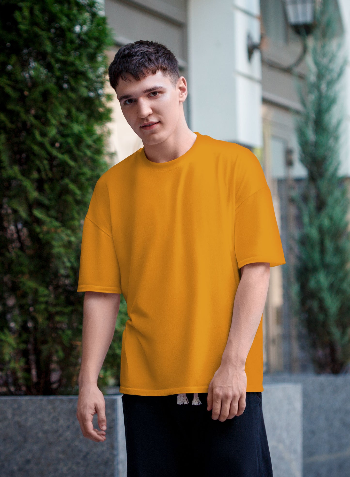 Plain Yellow - Unisex Oversized T-Shirt