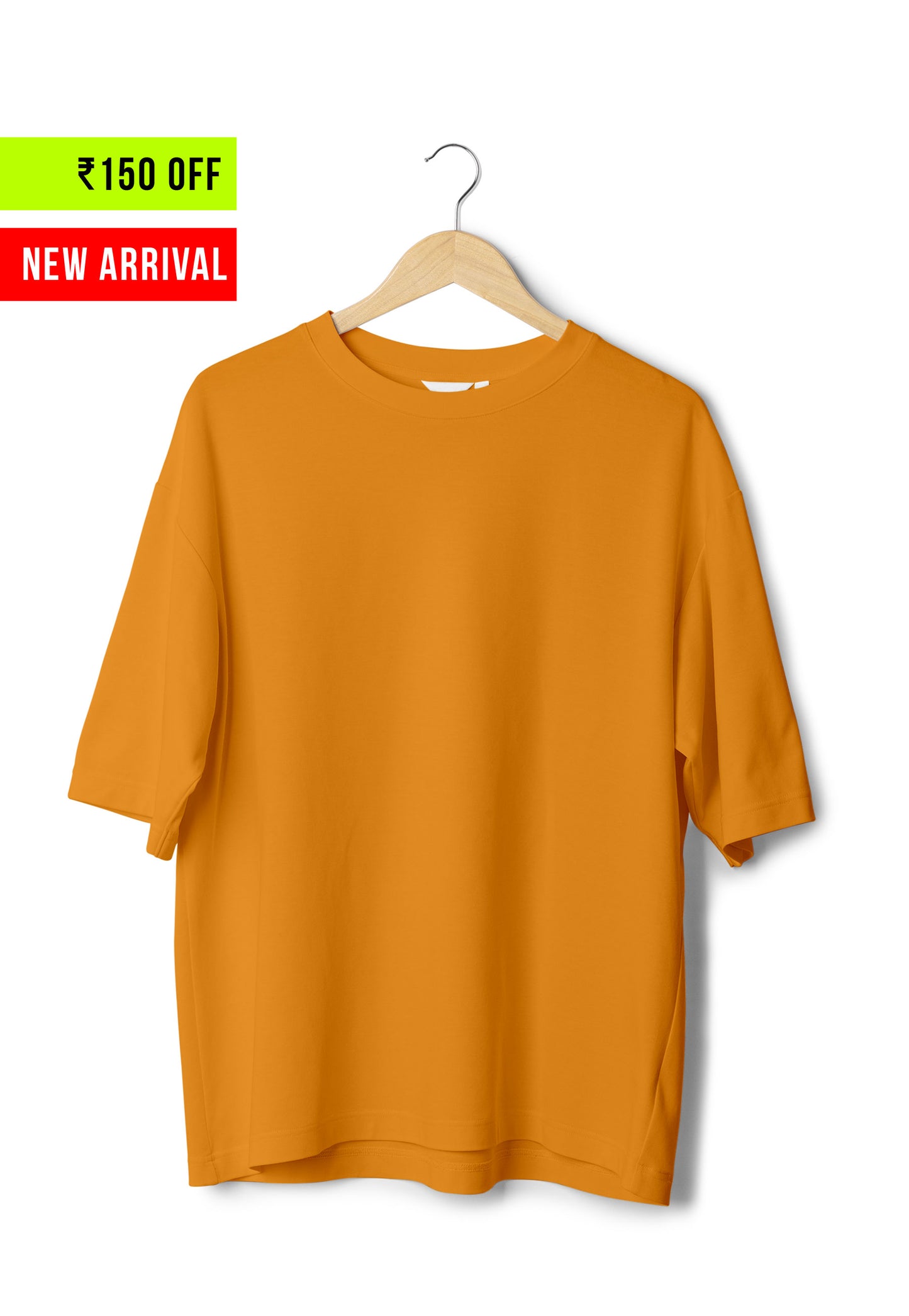 Plain Yellow - Unisex Oversized T-Shirt