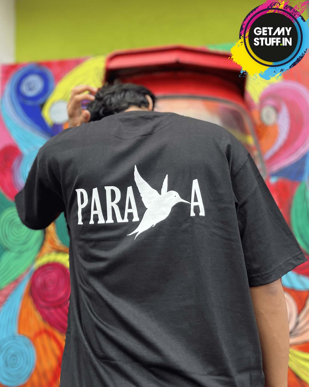 Parava - Oversized Black T-Shirt