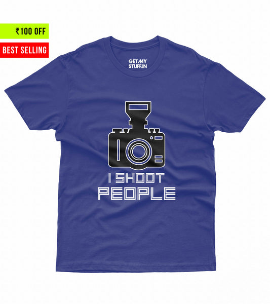 I Shoot People - Royal Blue Unisex Tshirt