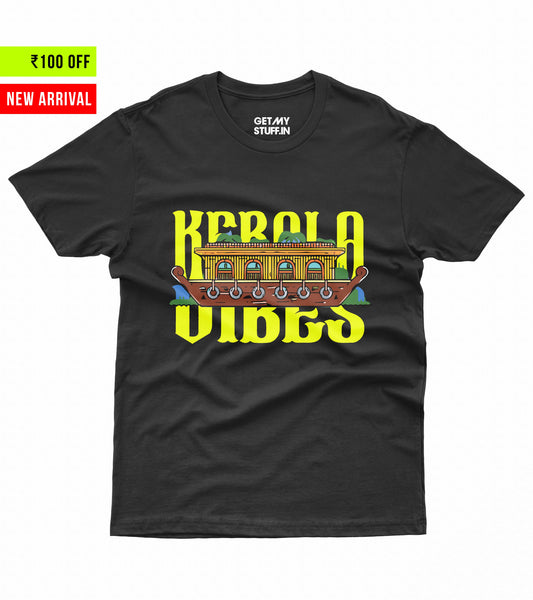 Kerala Vibes - Black Unisex Tshirt