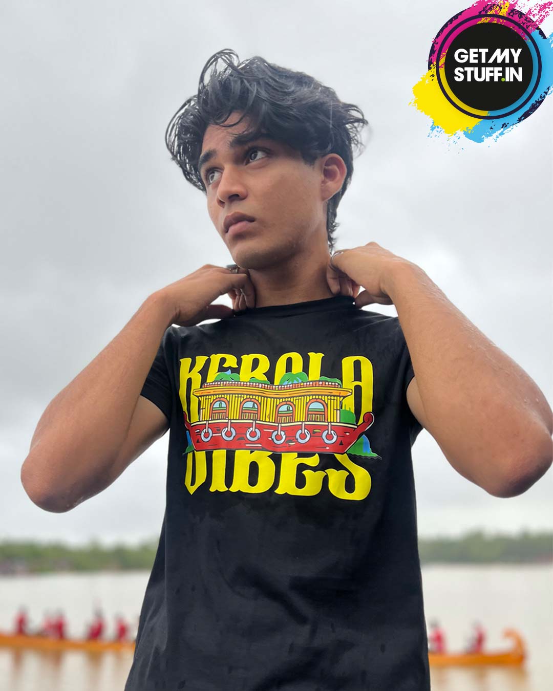 Kerala Vibes - Black Unisex Tshirt