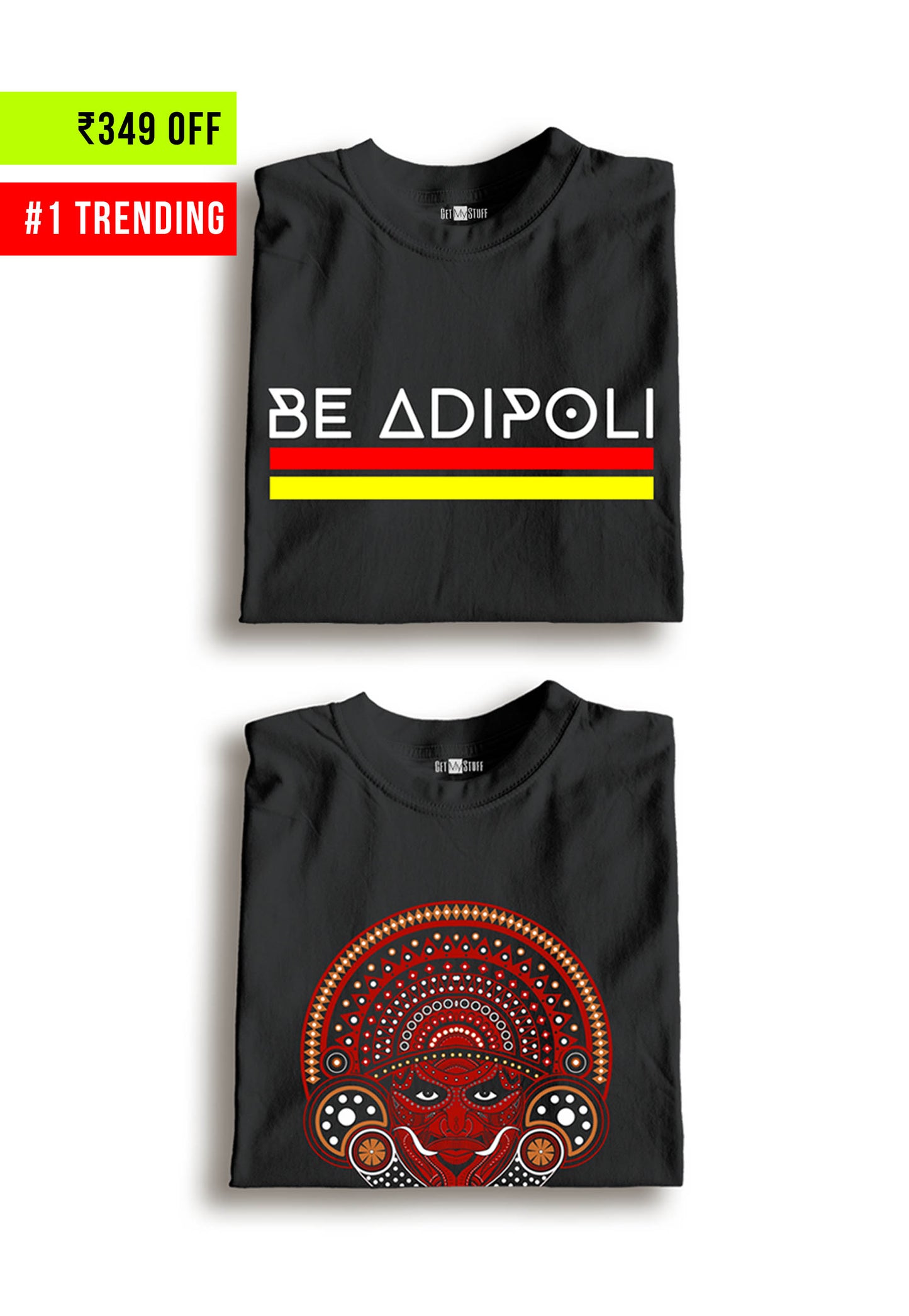 Theyyam And Be Adipoli T-shirt - Combo Pack