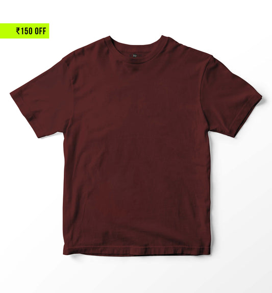 Plain Maroon - Kids Tshirt