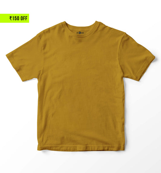 Plain Mustard Yellow - Kids Tshirt