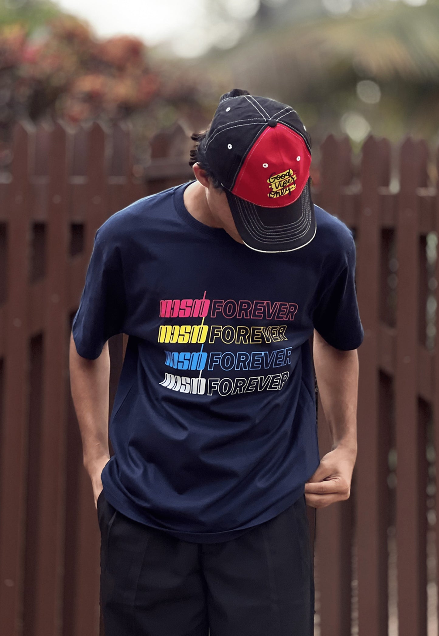 Naadan Forever - Oversized Navy Blue T-Shirt