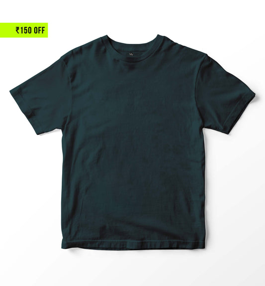 Plain Petrol Blue - Kids Tshirt