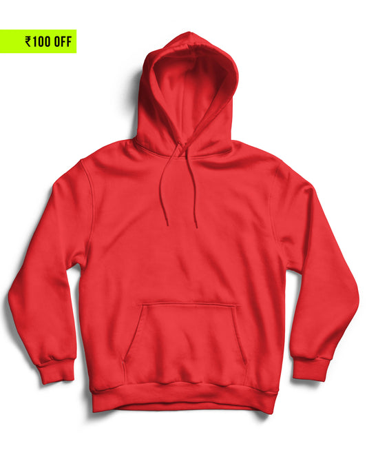 Plain Red - Unisex Hoodie
