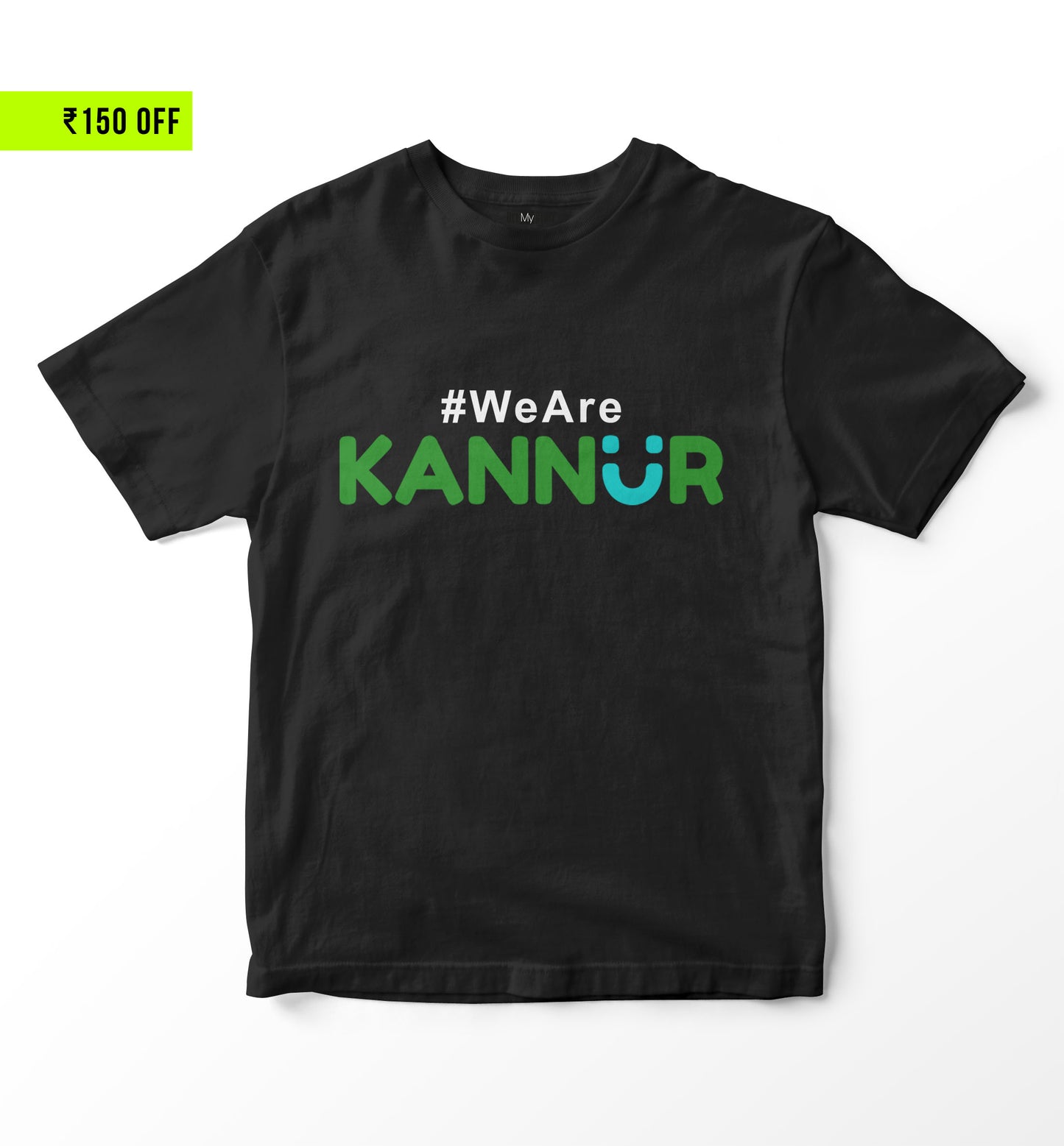 We Are Kannur - Black Kids Tshirt