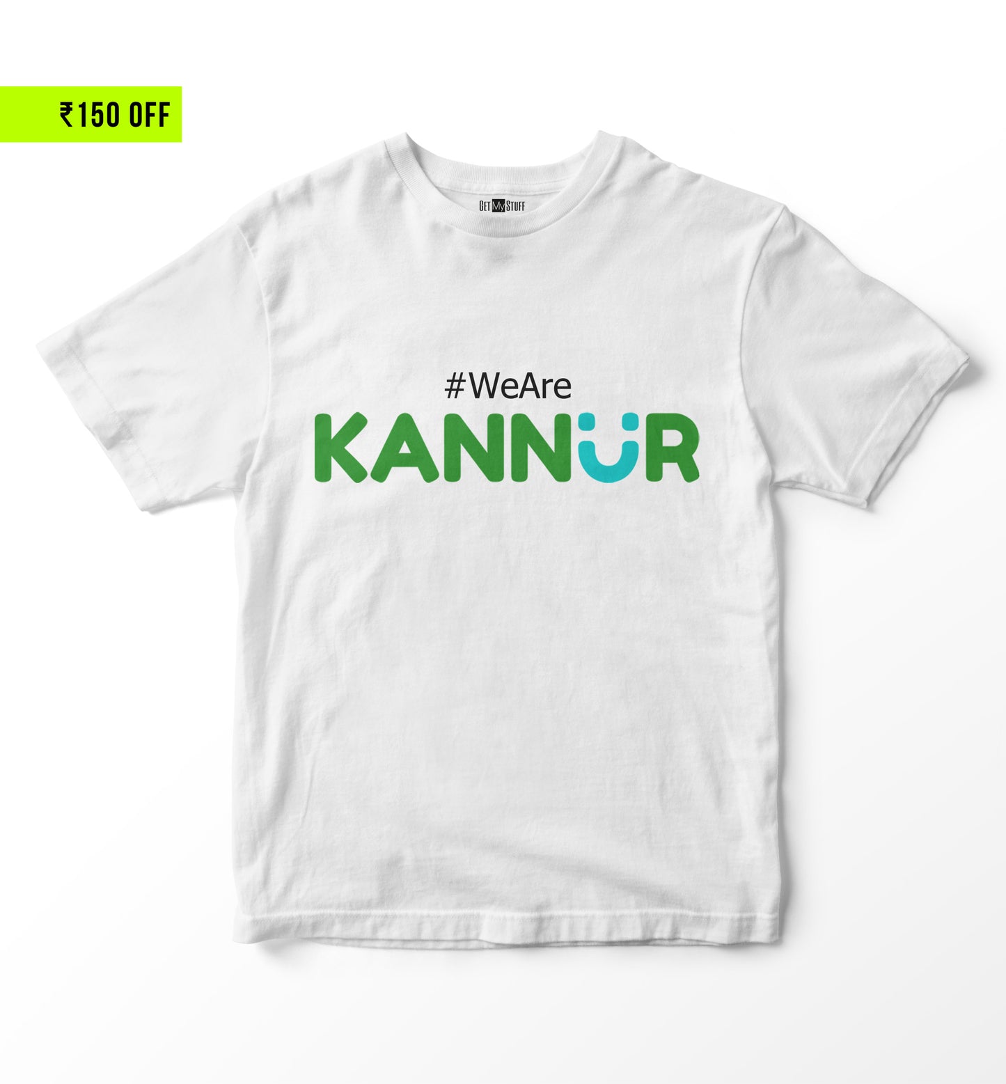 We Are Kannur - White Kids Tshirt